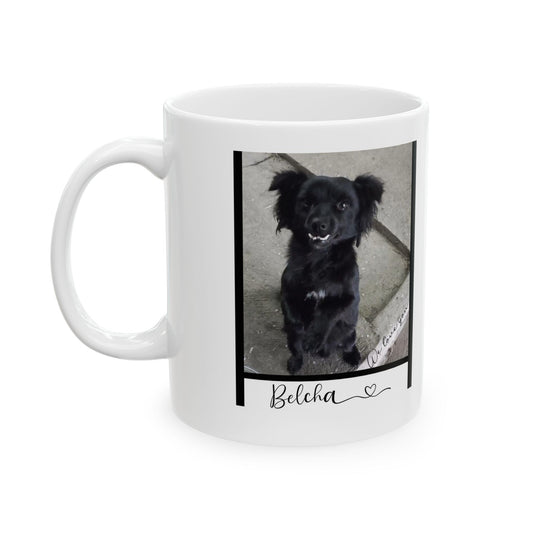 Charming Pet Portrait Ceramic Mug, Personalized Gift for animal Lovers, Cat Themed Coffee Cup, Birthday, Holiday Decor, Unique Kitchenware