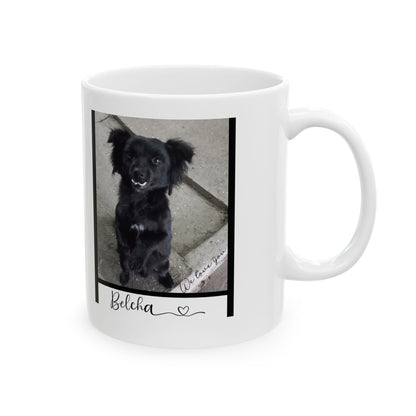 Charming Pet Portrait Ceramic Mug, Personalized Gift for animal Lovers, Cat Themed Coffee Cup, Birthday, Holiday Decor, Unique Kitchenware