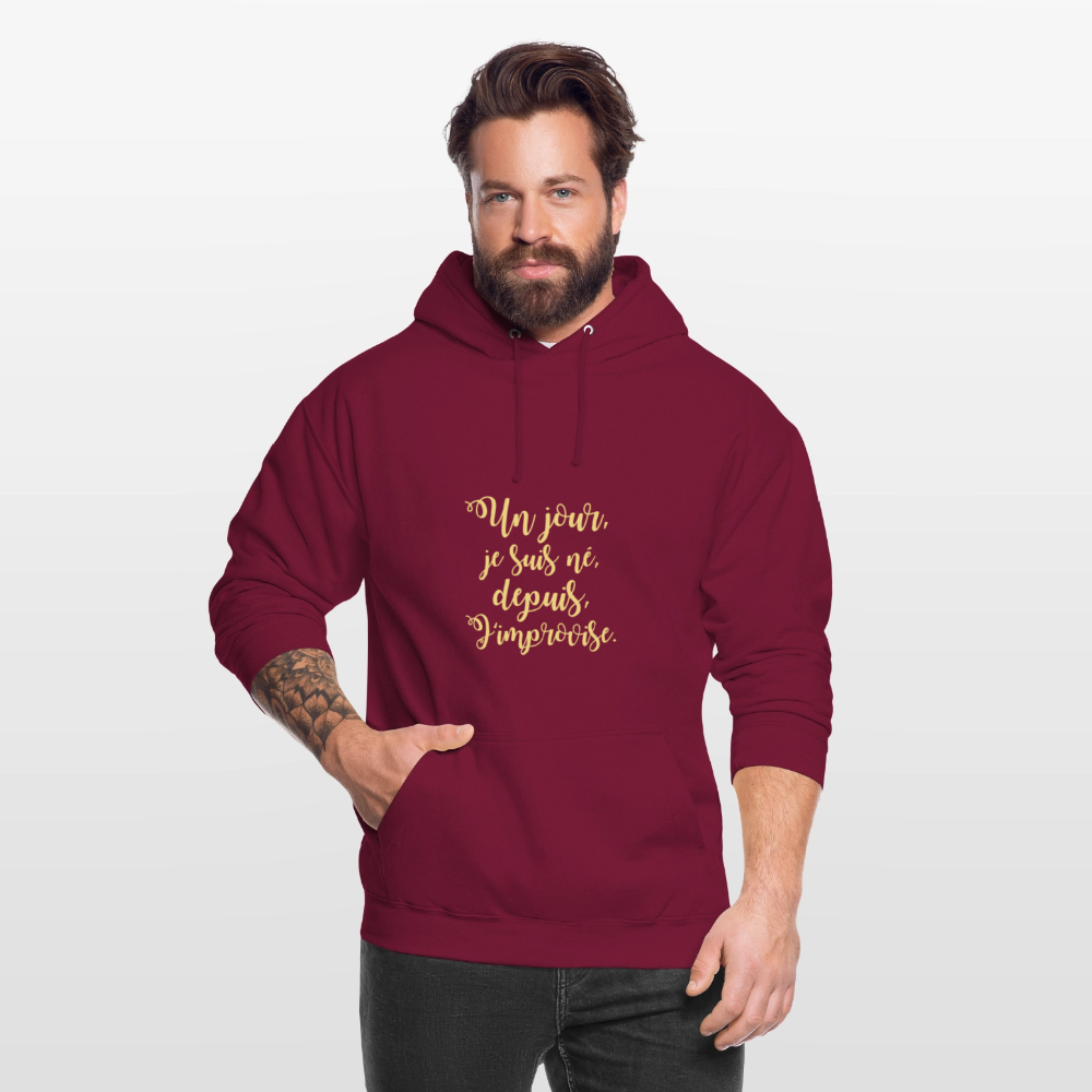 Unisex ,sweatshirt,Hoodie, confortable apparel, - bordeaux