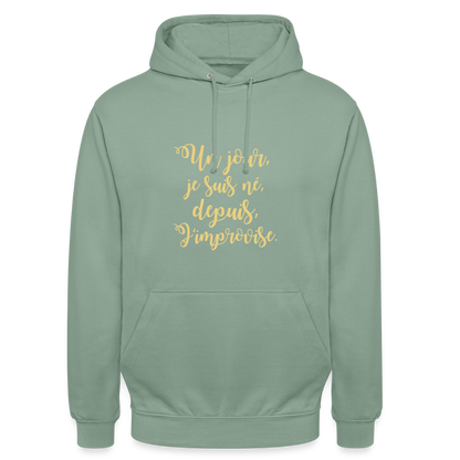 Unisex ,sweatshirt,Hoodie, confortable apparel, - steel green