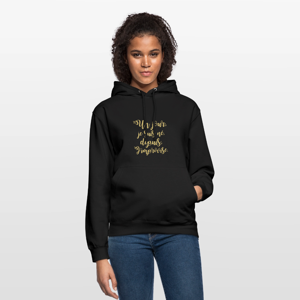 Unisex ,sweatshirt,Hoodie, confortable apparel, - black