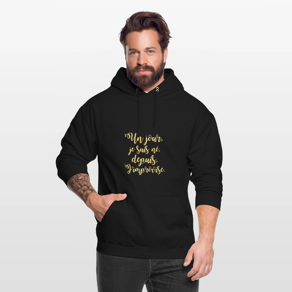 Unisex ,sweatshirt,Hoodie, confortable apparel, - black