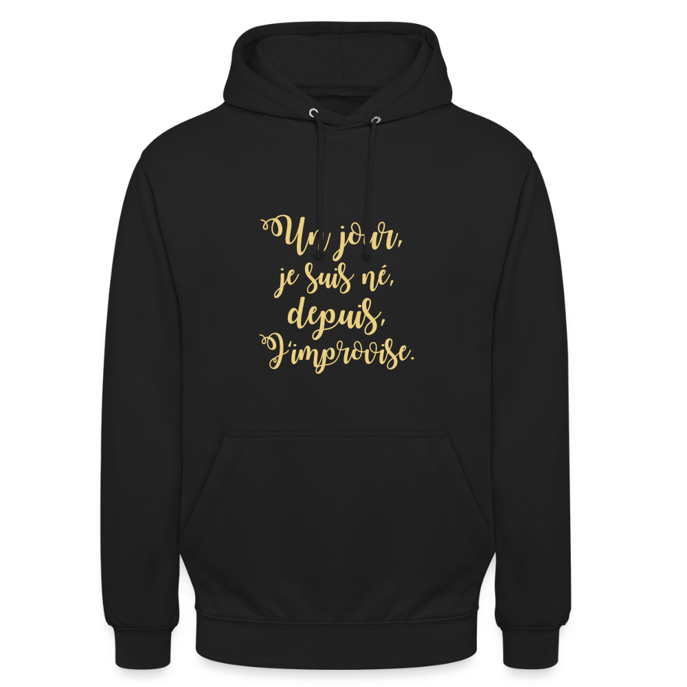 Unisex ,sweatshirt,Hoodie, confortable apparel, - black