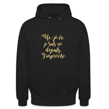 Unisex ,sweatshirt,Hoodie, confortable apparel, - black