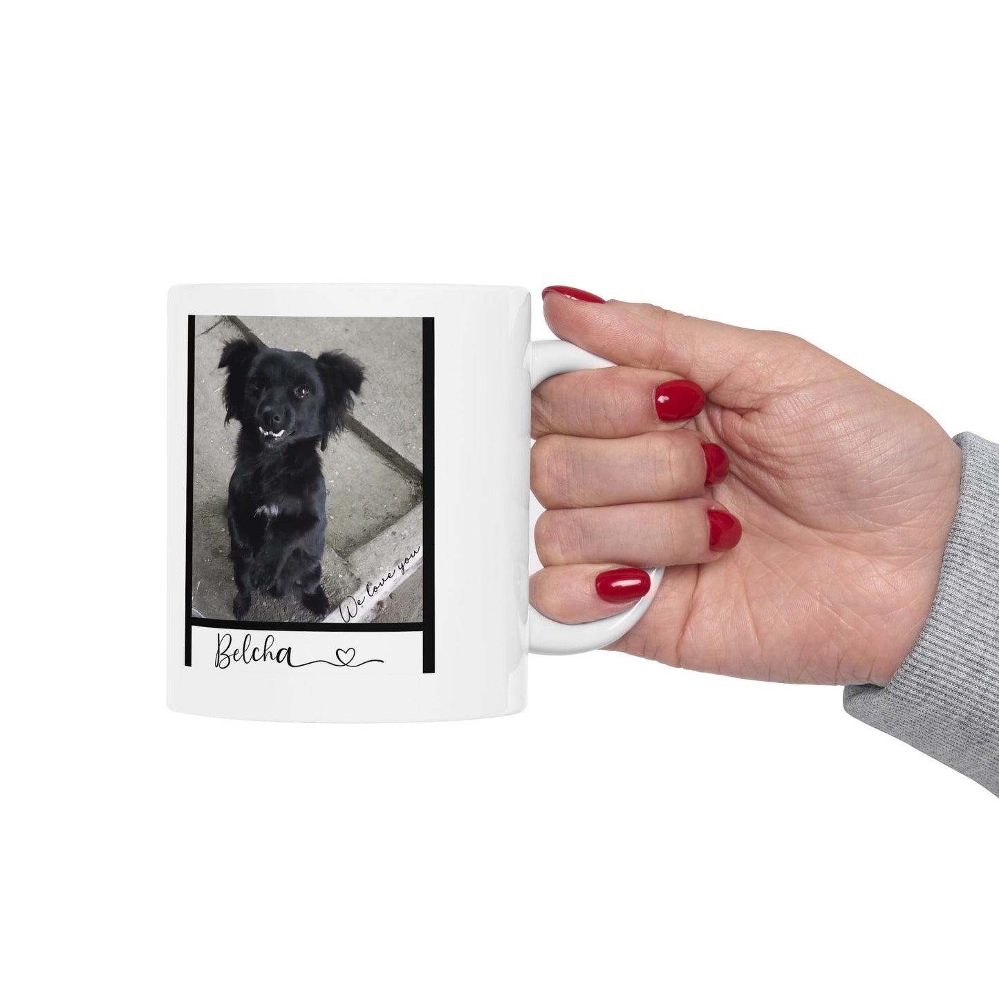 Charming Pet Portrait Ceramic Mug, Personalized Gift for animal Lovers, Cat Themed Coffee Cup, Birthday, Holiday Decor, Unique Kitchenware