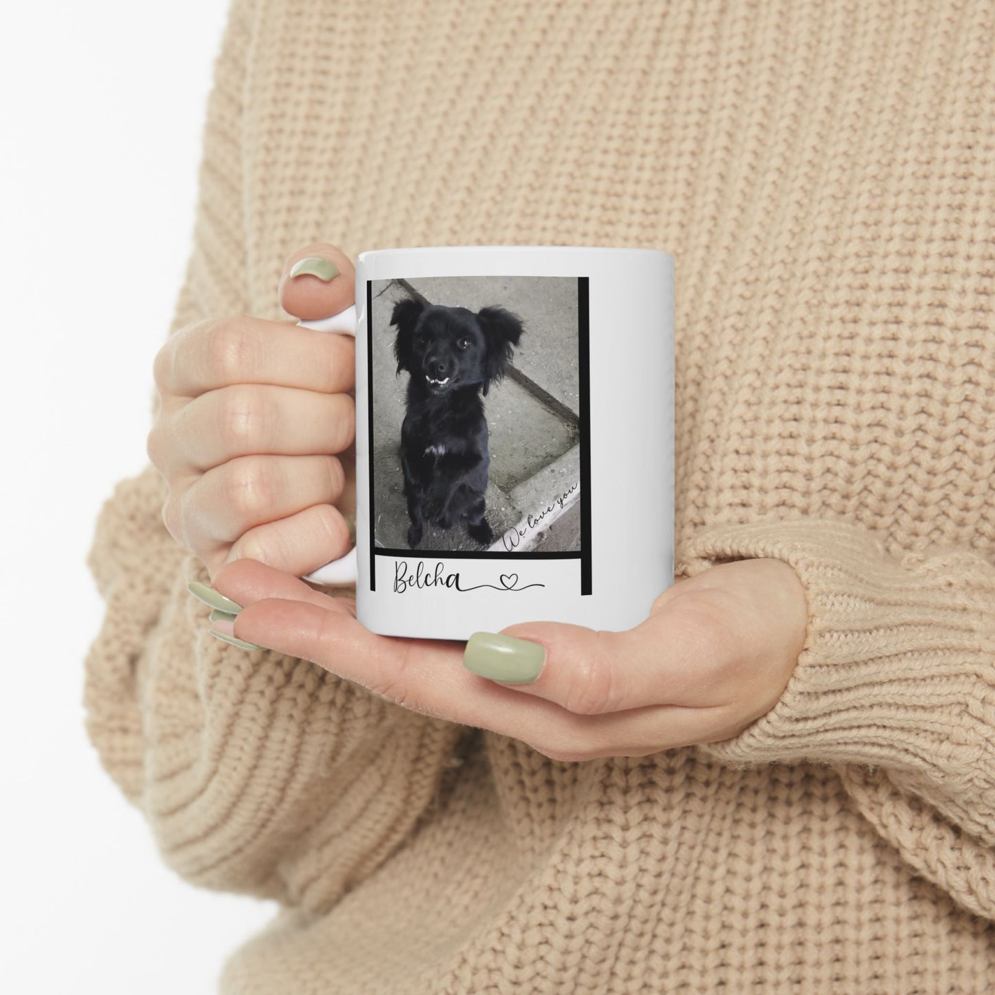 Charming Pet Portrait Ceramic Mug, Personalized Gift for animal Lovers, Cat Themed Coffee Cup, Birthday, Holiday Decor, Unique Kitchenware